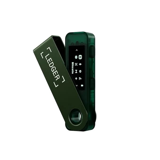 Ledger Nano S Plus (Emerald Green): The Perfect Entry-Level Hardware Wallet to securely Manage All Your Crypto and NFTs